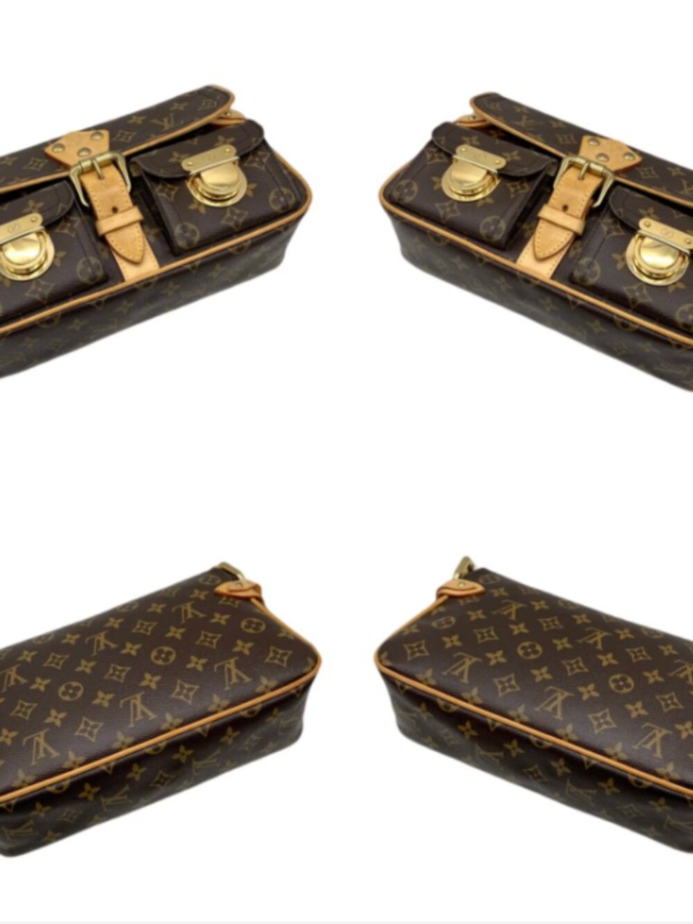 Louis Vuitton 2006 Hudson PM Monogram Canvas Shoulder Bag Made in France - Picture 7 of 11